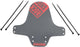 Rockshox Clip-on Fender RS Black Red