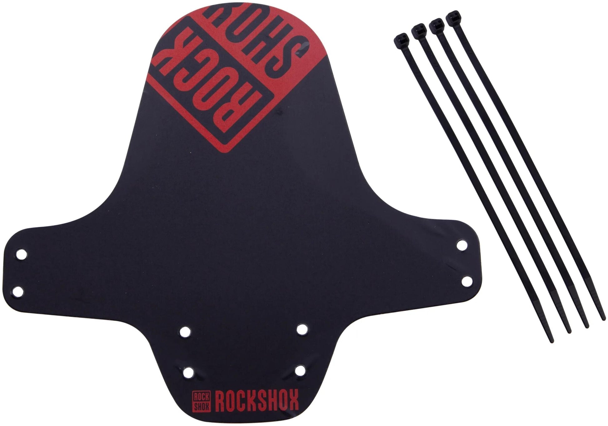 Rockshox Clip-on Fender RS ​​Black Fire Red