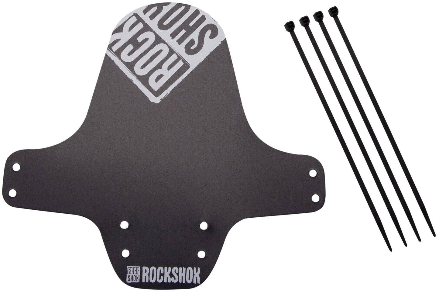 Rockshox Clip-on Fender Rs noir blanc en détresse