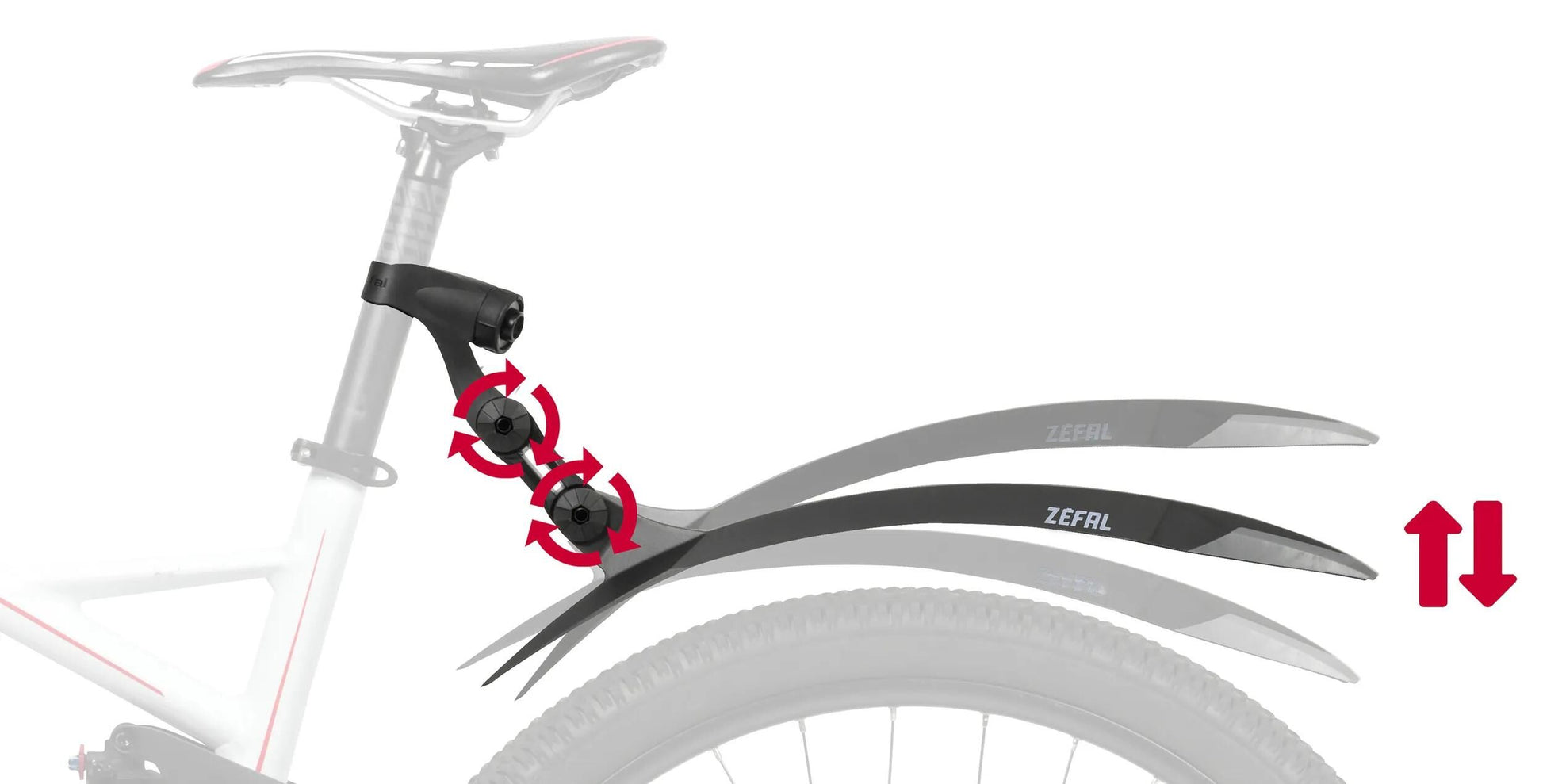 Zéfal Clip-on Fender Deflector RM90 +