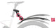 Zéfal Clip-on Fender Deflector RM90 +