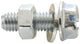 Fix-Nippel Hex Washer Head Vis M5x20mm