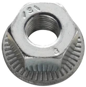 Écrou de l'essieu à fixer M10X1 W.ROTATABLE RONDEUR 10PCS.