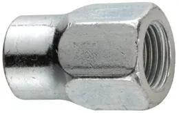 Écrou de routage de chaîne fixe-nippel Long Zinced