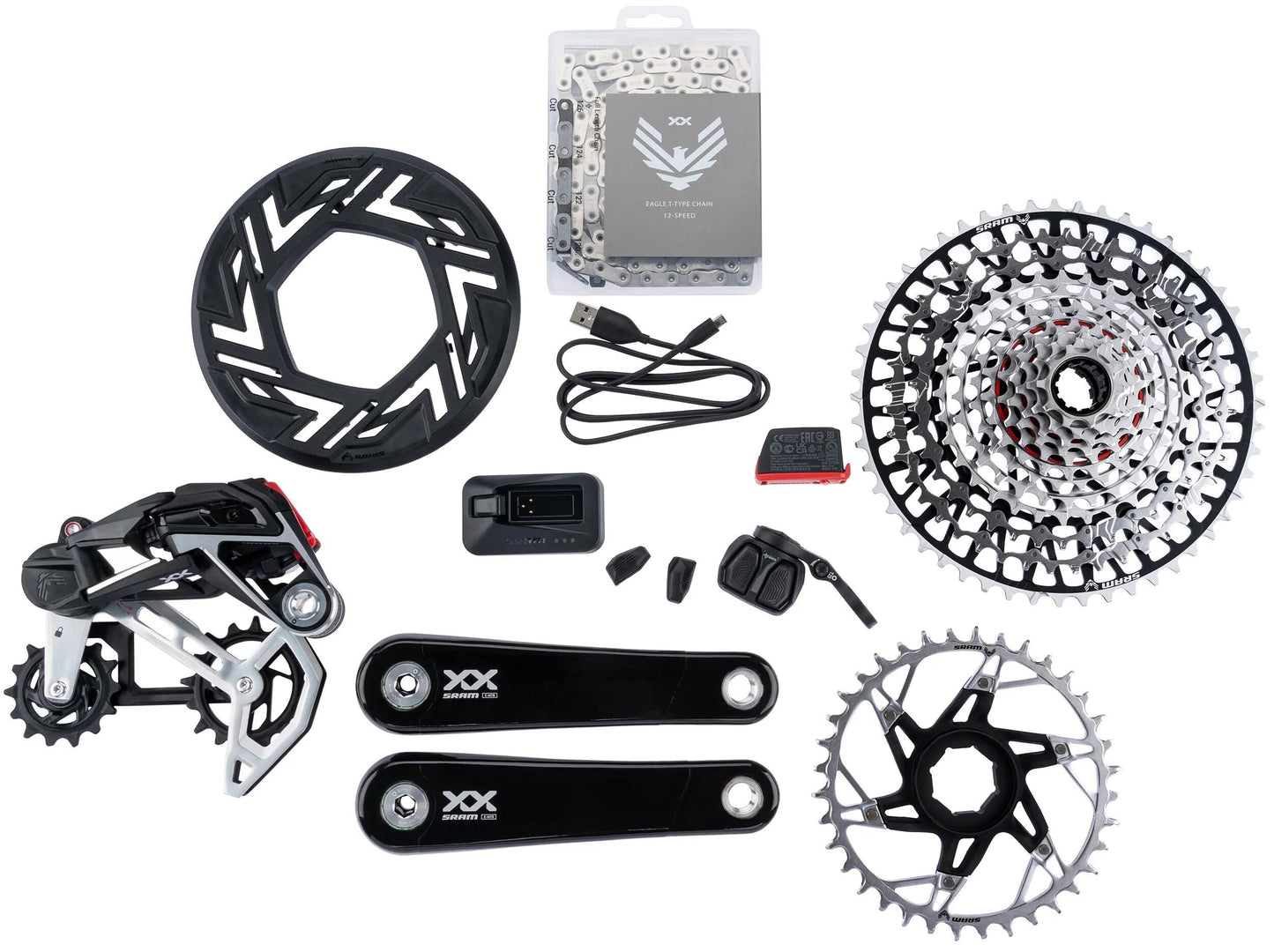 SRAM SET XX EAGLE AXS TR. Bike électronique 165 mm 36t