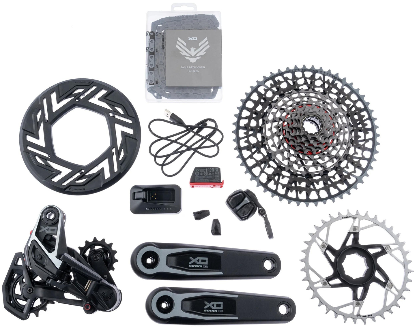 SRAM SET X0 Eagle Axs Tr. Bike électronique 160 mm 36t