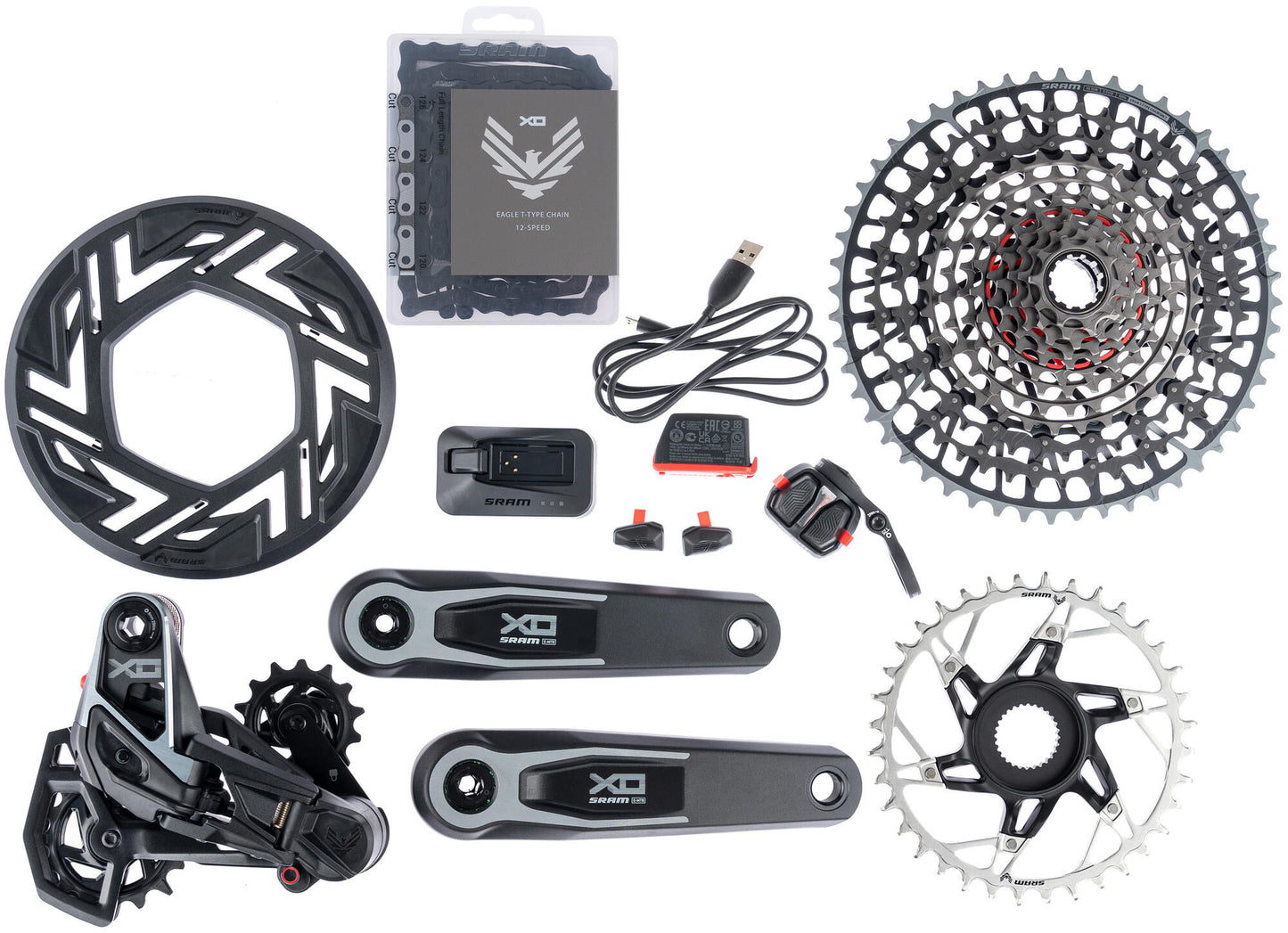 SRAM SET X0 Eagle Axs Tr. Bike électronique 160 mm 36t
