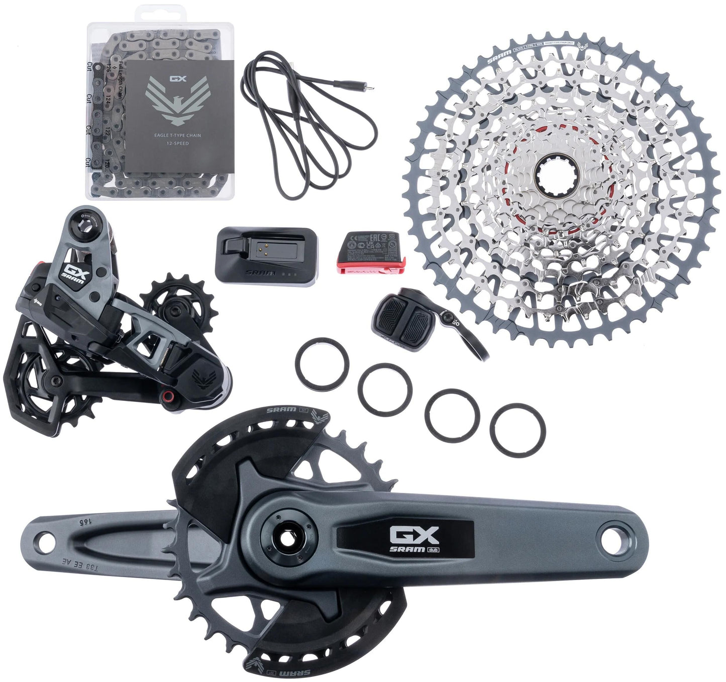 Sram shift.group GX Eagle Axs Trans.165 mm