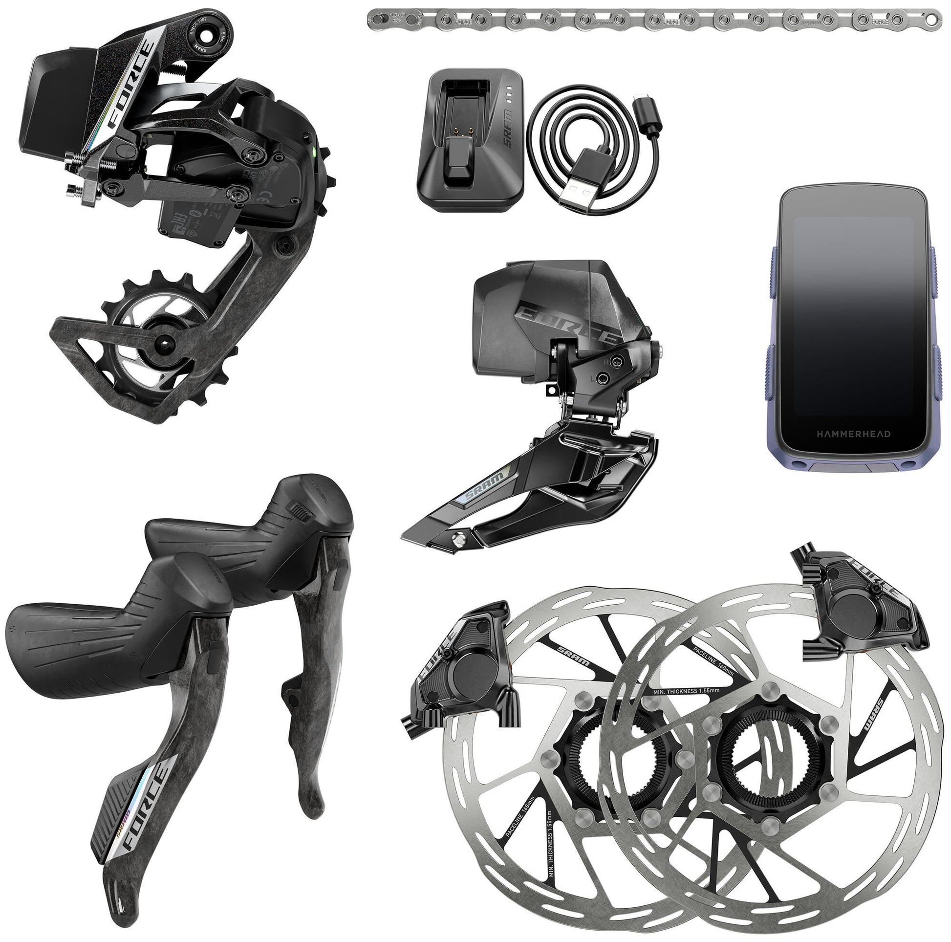 SRAM Set Force Axs E1 2x Disc FM CL Karoo