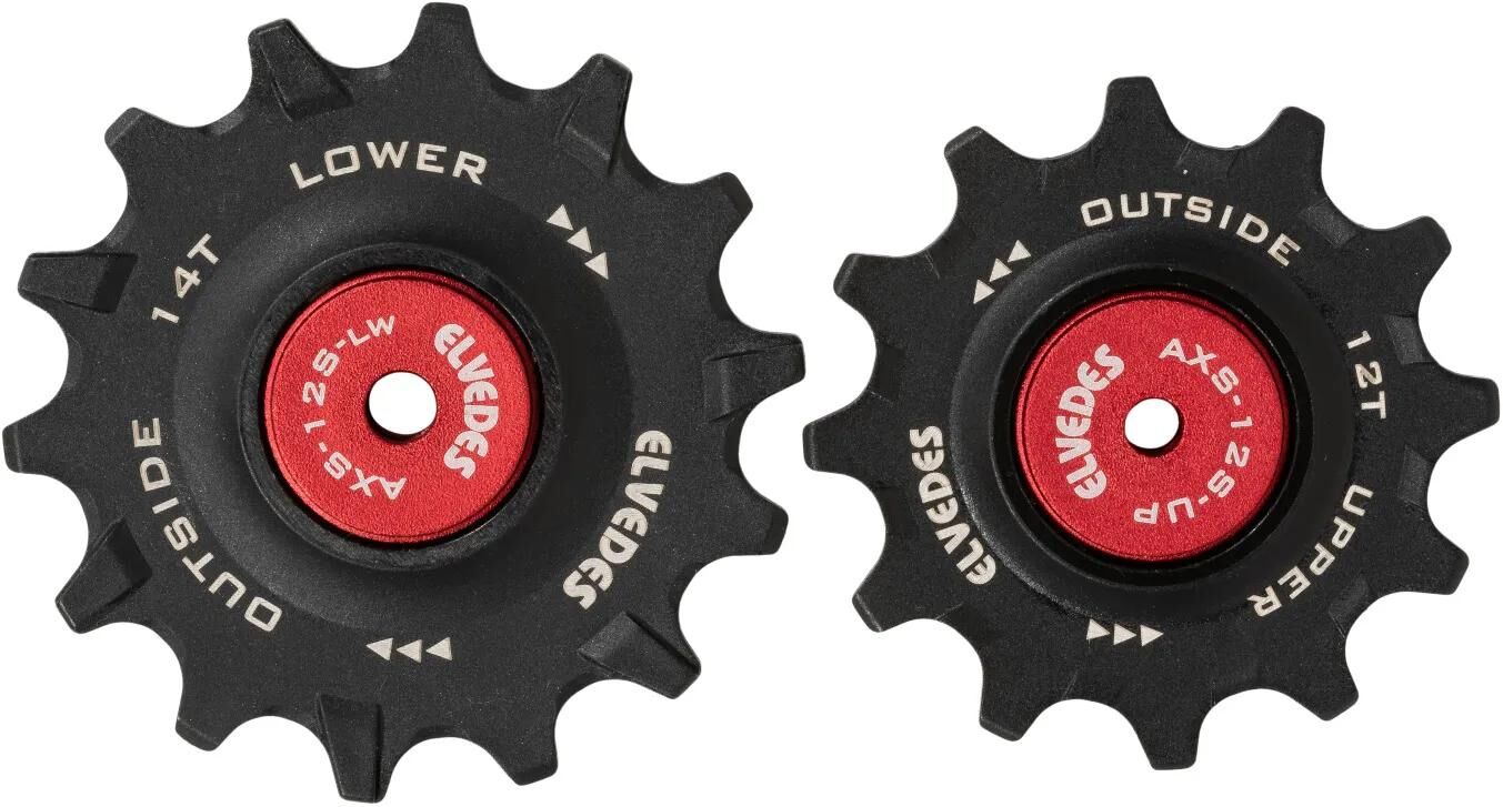 Elvedes Set Derilleur Roues 12T + 14T Céramique