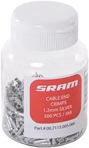 Caps d'extrémité SRAM F.1.2 mm Cab. 500pcs