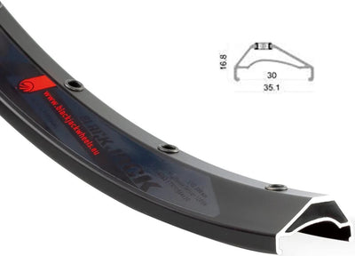Rodi vélo rodi jante prêt 30 asy jante rodi prêt 30 asy 30-622 32h noir