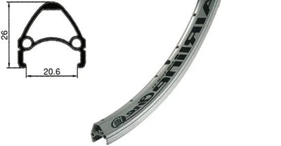 RODI CYCLING RODI RELG AIRLINE 1 AL 6063 RODI RIM AIRLINE 1 ALU DV 19-406 36H SIL.
