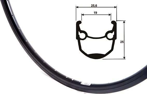 Ryde Rim Andra 10 19-622 36h noir