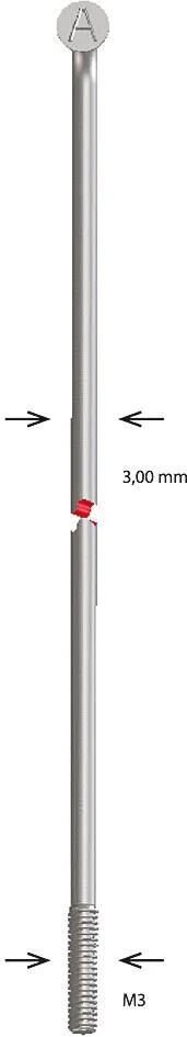 Alpina rayon rayon zinc m3x262 mm