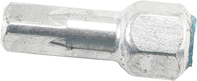 Alpina écrou de rayon abs écrou de rayon abs 2 mm 15 mm de long en laiton sil.