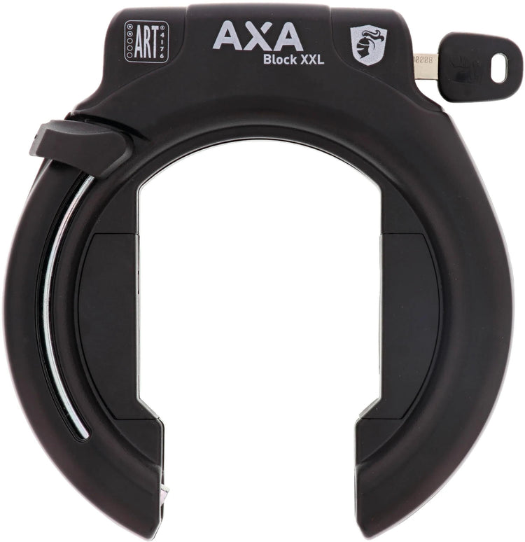 Bloc de verrouillage de cadre Axa xxl - noir - clé amovible - emballage de vente au détail