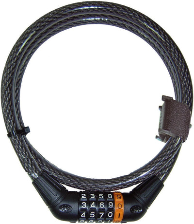 Antivol à câble à combinaison Security plus z69 comb.cab.lock sec.plus z69 noir