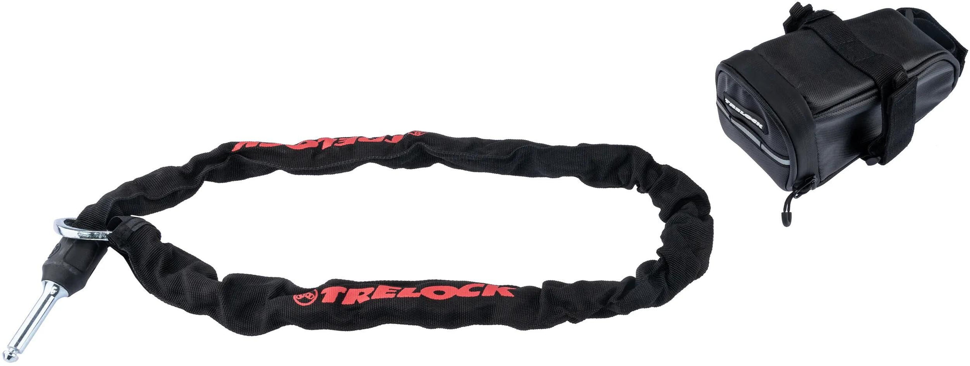 Trelock chaîne enfichable zr 355 chaîne enfichable zr 355 100cm + sacoche de selle