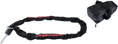 Trelock chaîne enfichable zr 355 chaîne enfichable zr355 150cm + sacoche de selle