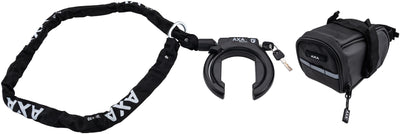 Bloc antivol de cadre Axa xxl + sacoche de selle + chaîne ulc130 ext.
