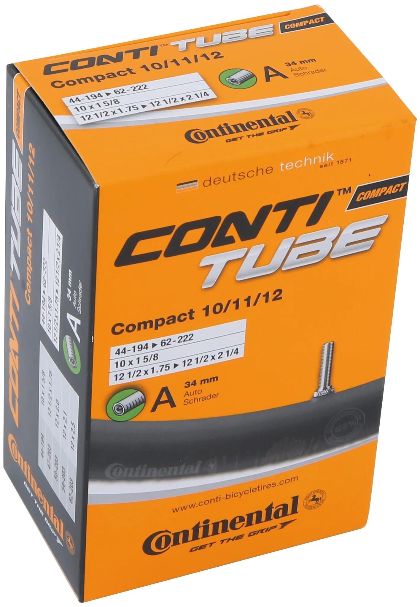 TUBE CONTI CONTINAL COMPACT 10-12 44 62-194 222 A34