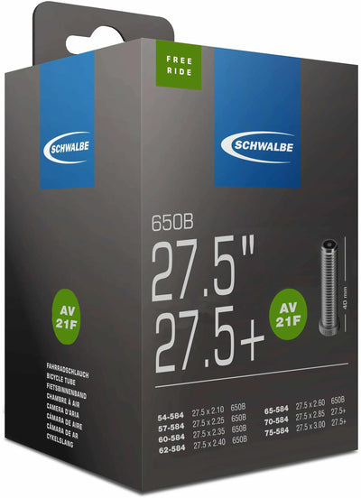 Schwalbe intérieur tube av21f 27,5 freeride 54 75-584 ib