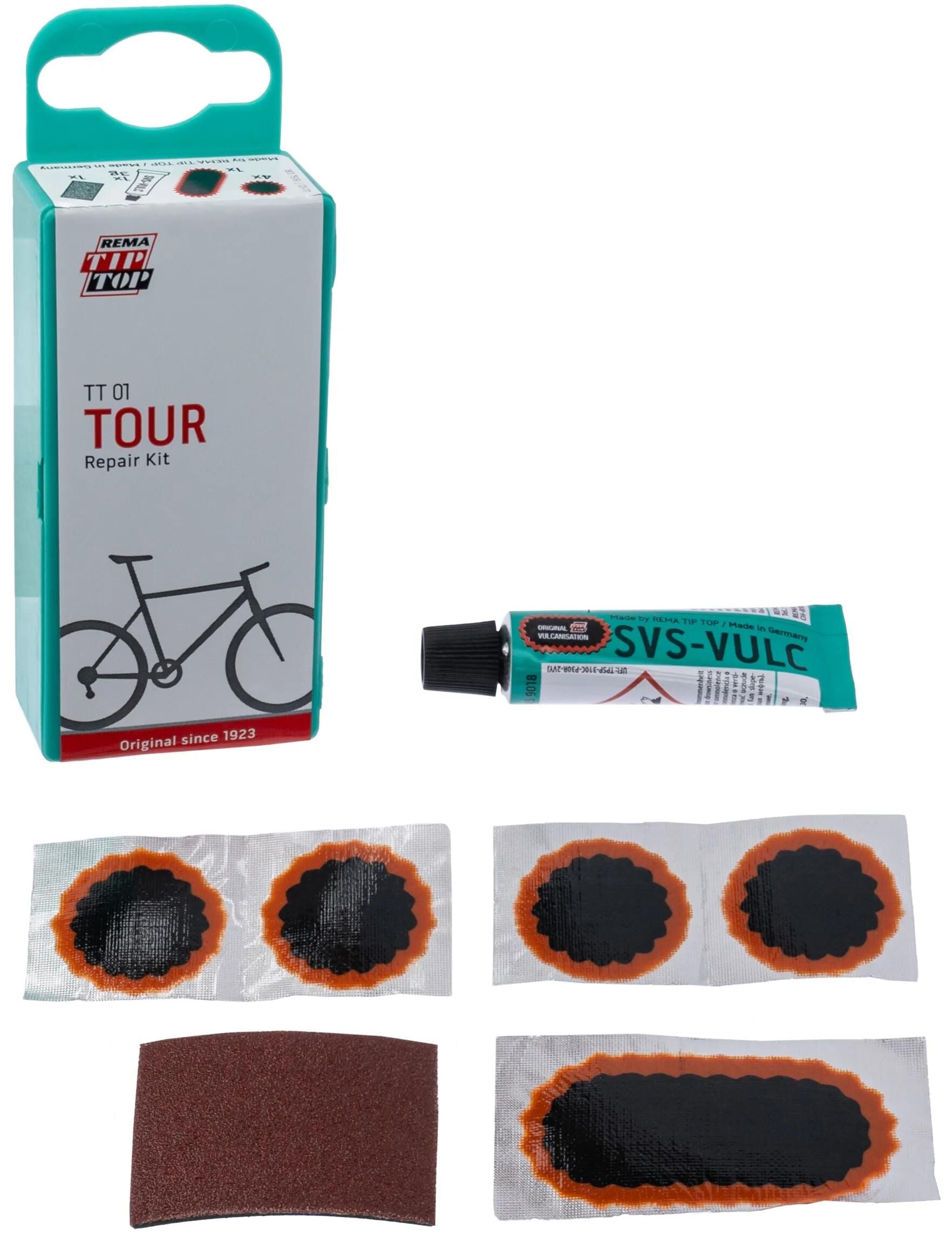 Kit de réparation de pneus Tip Top tt01, emballage tt01 sb