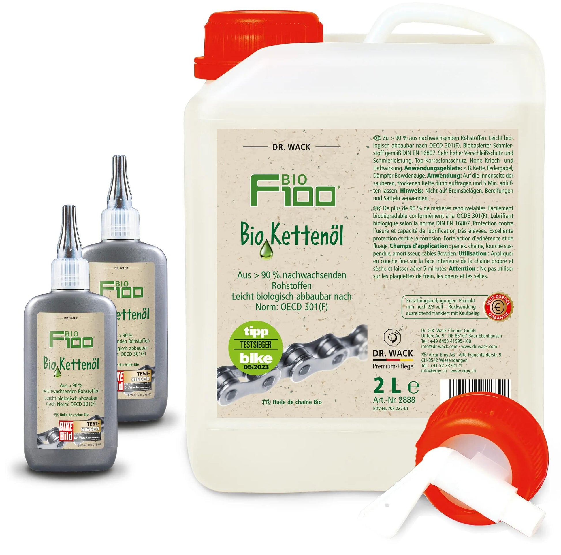 Dr Wack Chain Oil Dr Wack 2L Bio 2 L Canister