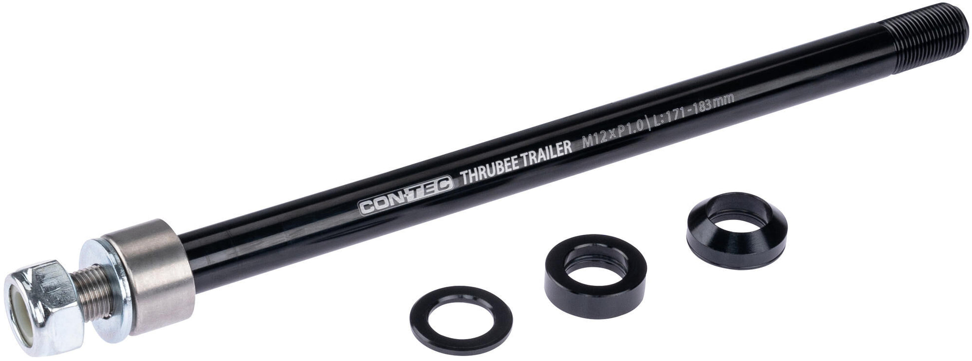 Contec adaptateur d'essieu thrubee remorque ct adaptateur d'essieu thrubee remorque m12x1,0 171-183mm
