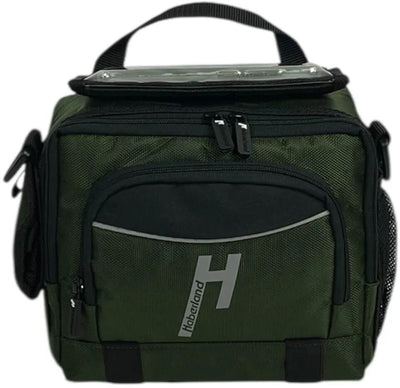 Haberland sacoche de guidon bouteille sacoches de guidon bouteille 6l vert noir