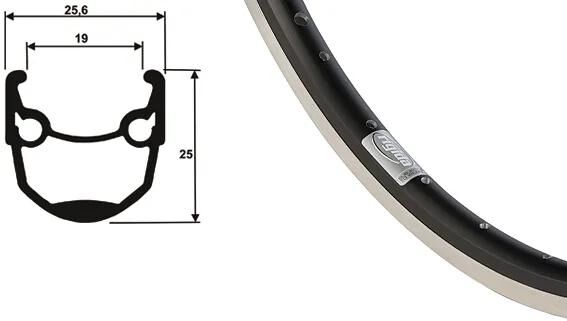 Roue avant Contec Andra 10 + Shimano HB-QC400.