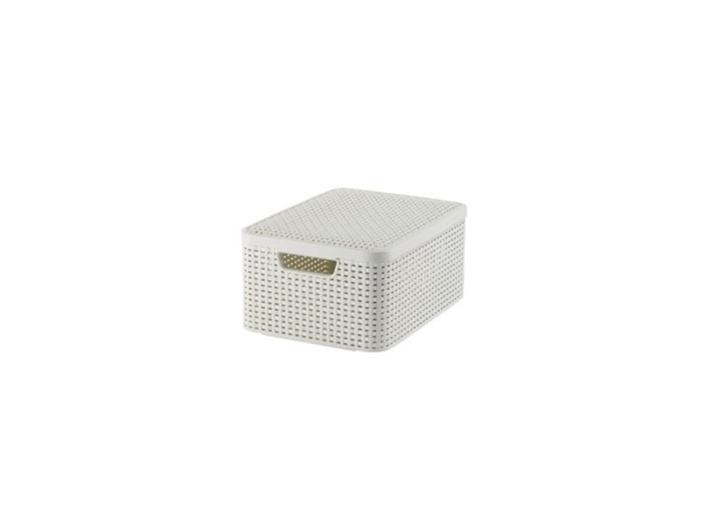 Style de rangement Curver Curver avec couvercle M 18 L Crèmewit
