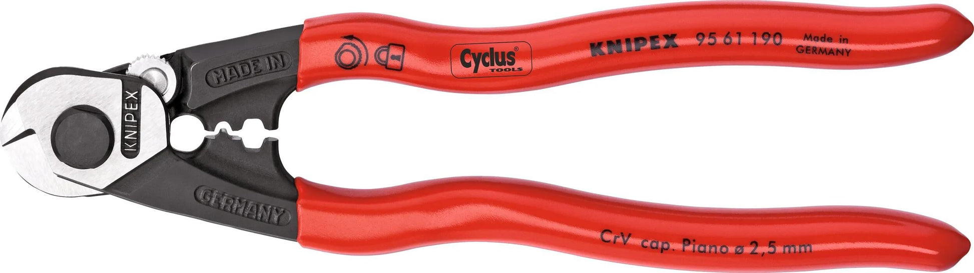 Fiche de fil Knipex jusqu'à 6 mm