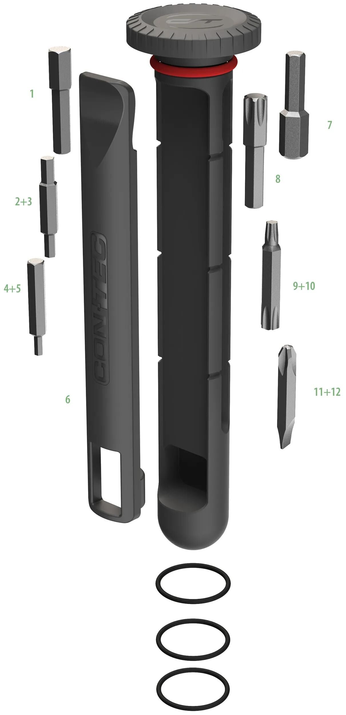 CONTREC CT CT Multitool Treasure Bar DLX 12 Fonctions