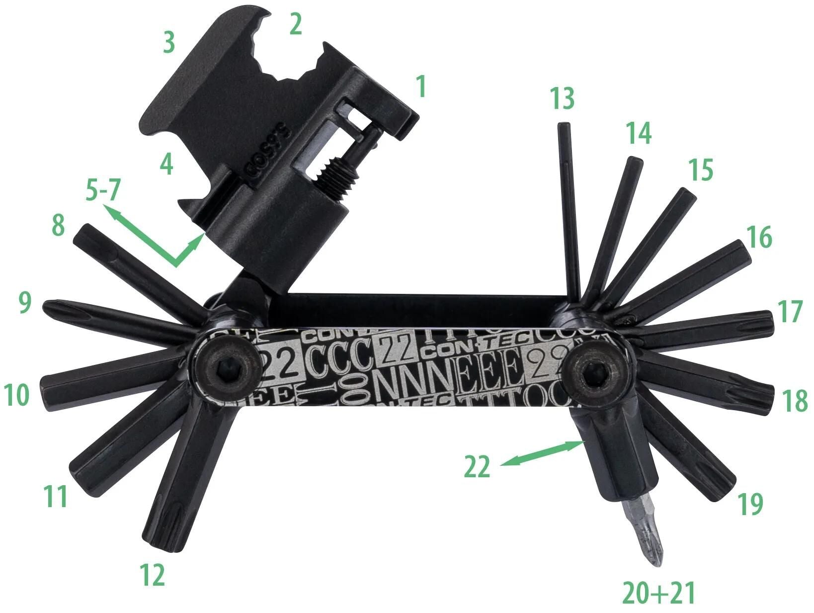 CONTREC CT CT MULTIFONCTION F22 22 FONCTIONS
