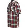 Storvik chemise à carreaux manches courtes design bloc 32 xxxxl