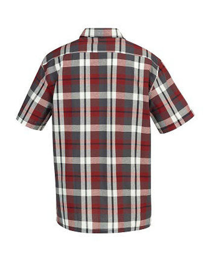 Storvik chemise à carreaux manches courtes design bloc 32 xxxxl