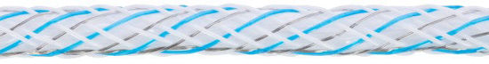 Cordon d'escrime Ako Platinumline 6mm 500m blanc bleu