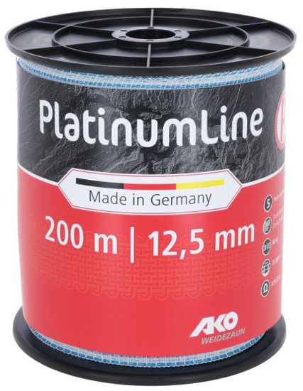 Ruban anti-effrayant Ako Platinumline 125 mm blanc bleu 200m