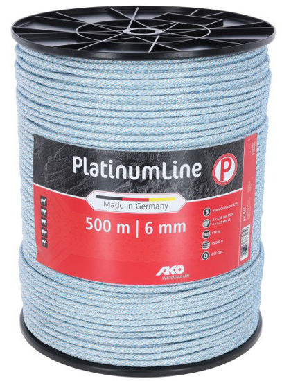 Cordon d'escrime Ako Platinumline 6mm 500m blanc bleu