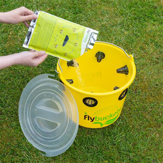 Seau à mouche flyx 12l complet avec attractif