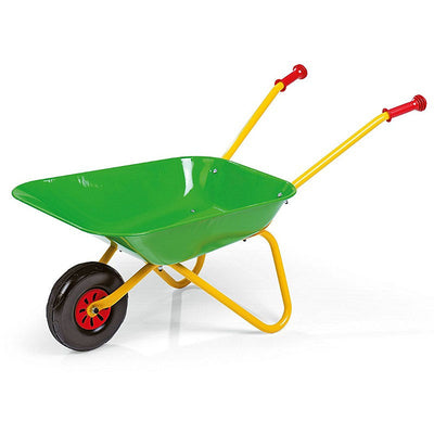 Rolly jouets brouette pour enfants conteneur en métal vert