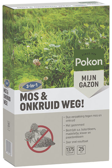 Pokon mousse et mauvaises herbes 275kg pour 50m2
