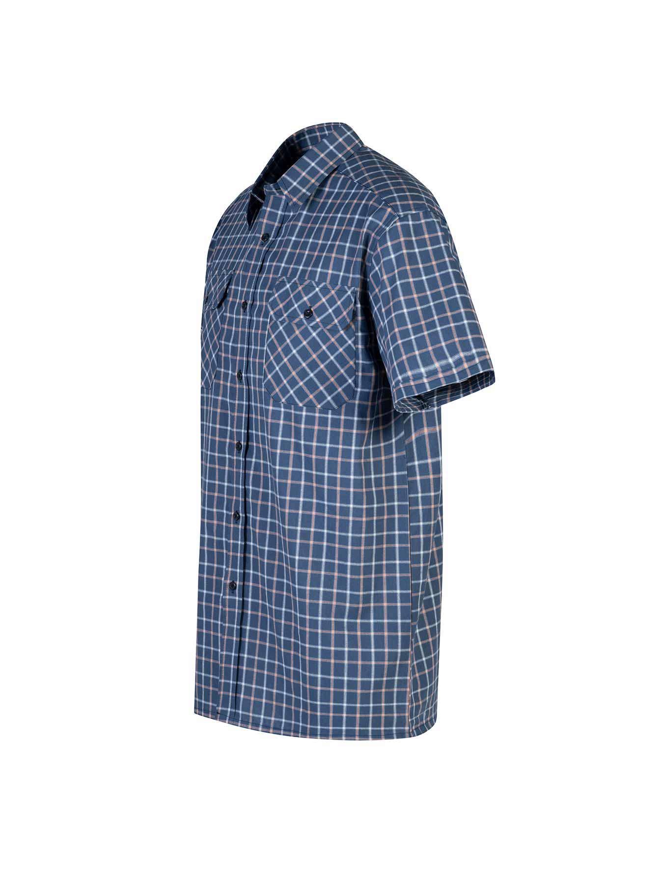 Storvik chemise à carreaux manches courtes design à carreaux 44 xxxxl