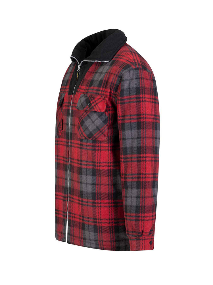 Storvik products gilet polaire bûcheron Stanley thermo rouge noir 3XL