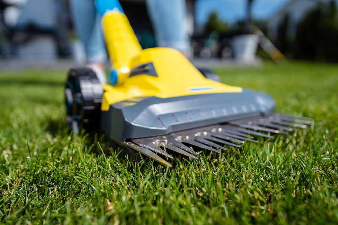 Gloria Finecut 18V Porté de gazon compact