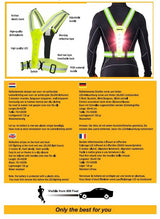 Gilet de sécurité de course LED, - afbeelding 3