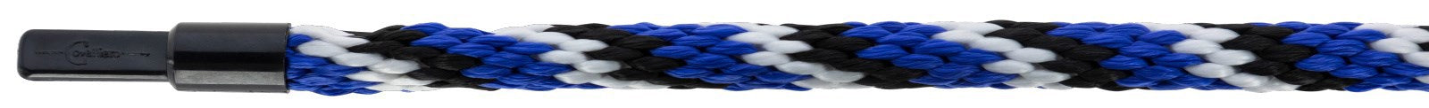 Mousqueton longe mustang bleu royal noir blanc