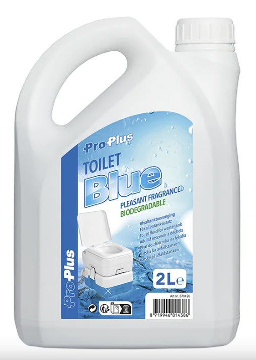 Liquide WC 2 litres réservoir à déchets additif bleu
